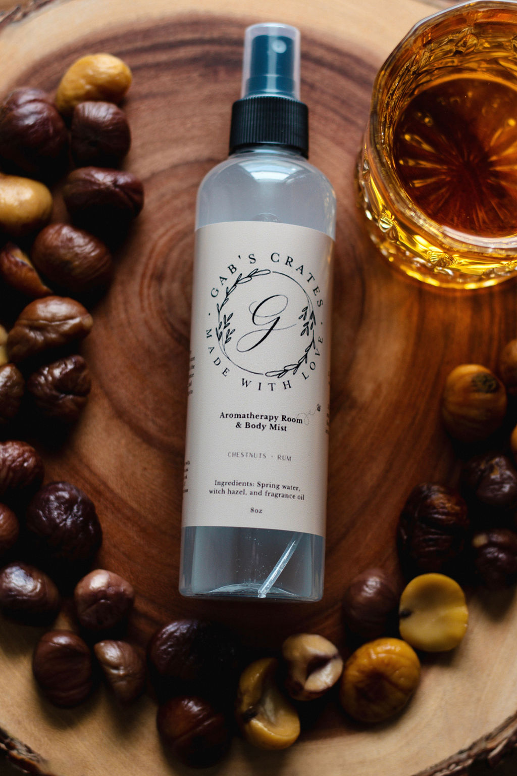 Chestnuts + Rum Aromatherapy Room + Body Mist