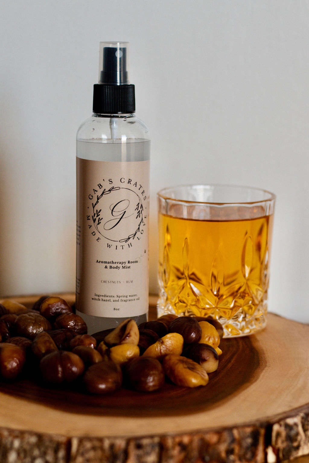 Chestnuts + Rum Aromatherapy Room + Body Mist