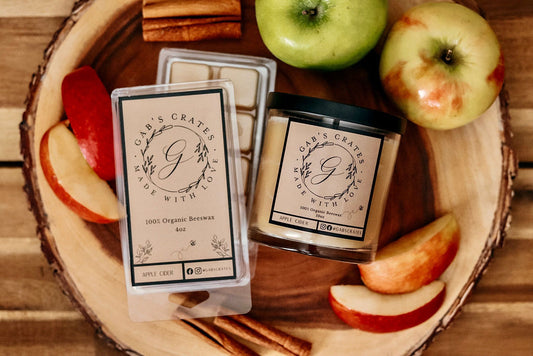 Apple Cider Candle and Wax Bundle